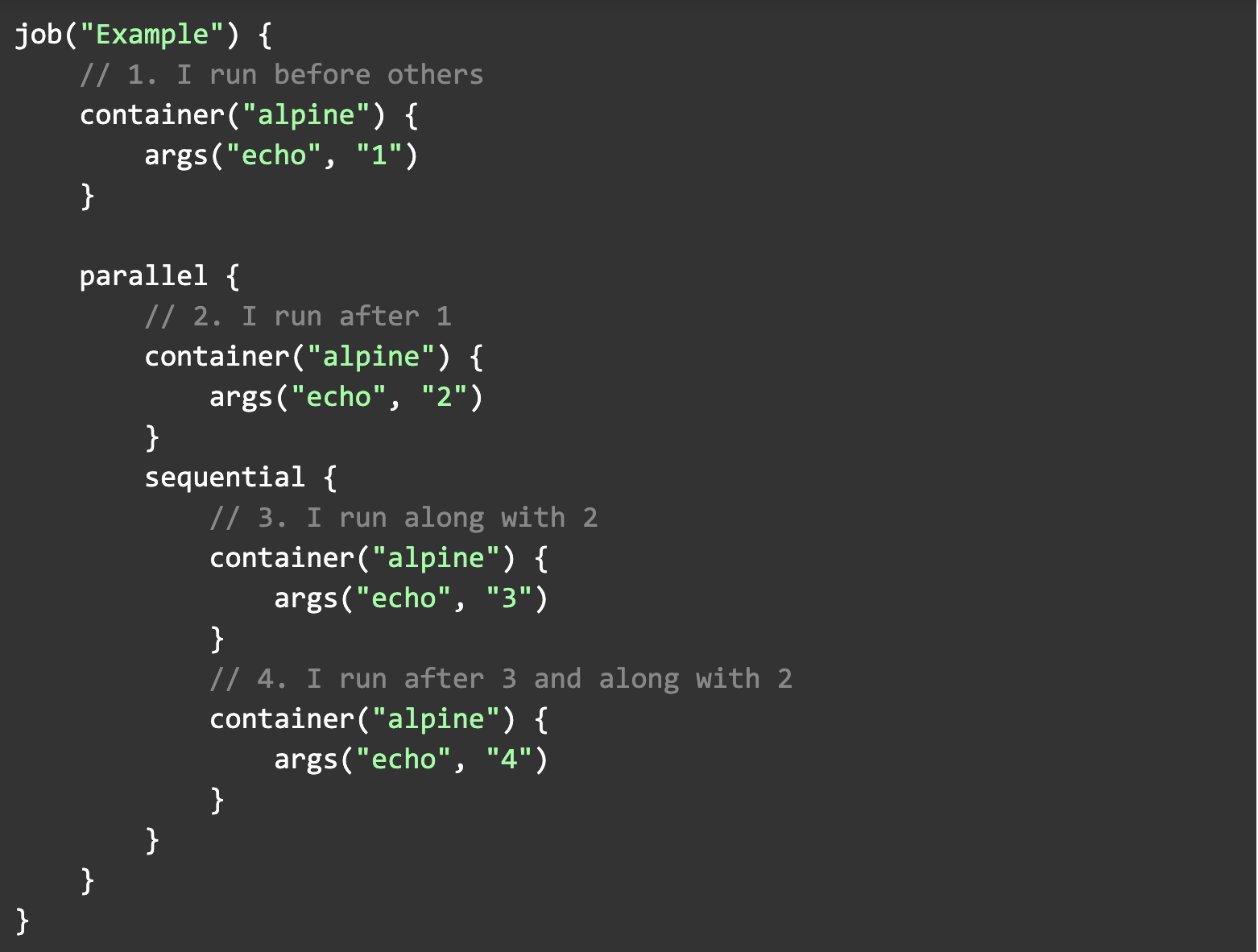 Automation Sequential and parallel steps