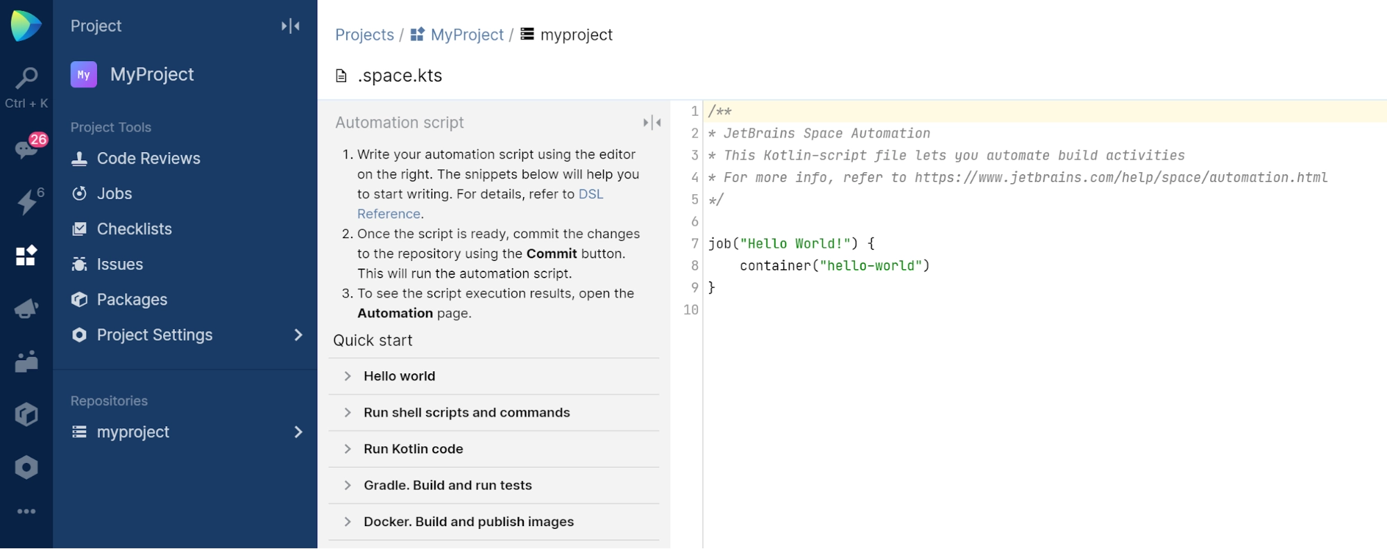 Script d'automatisation