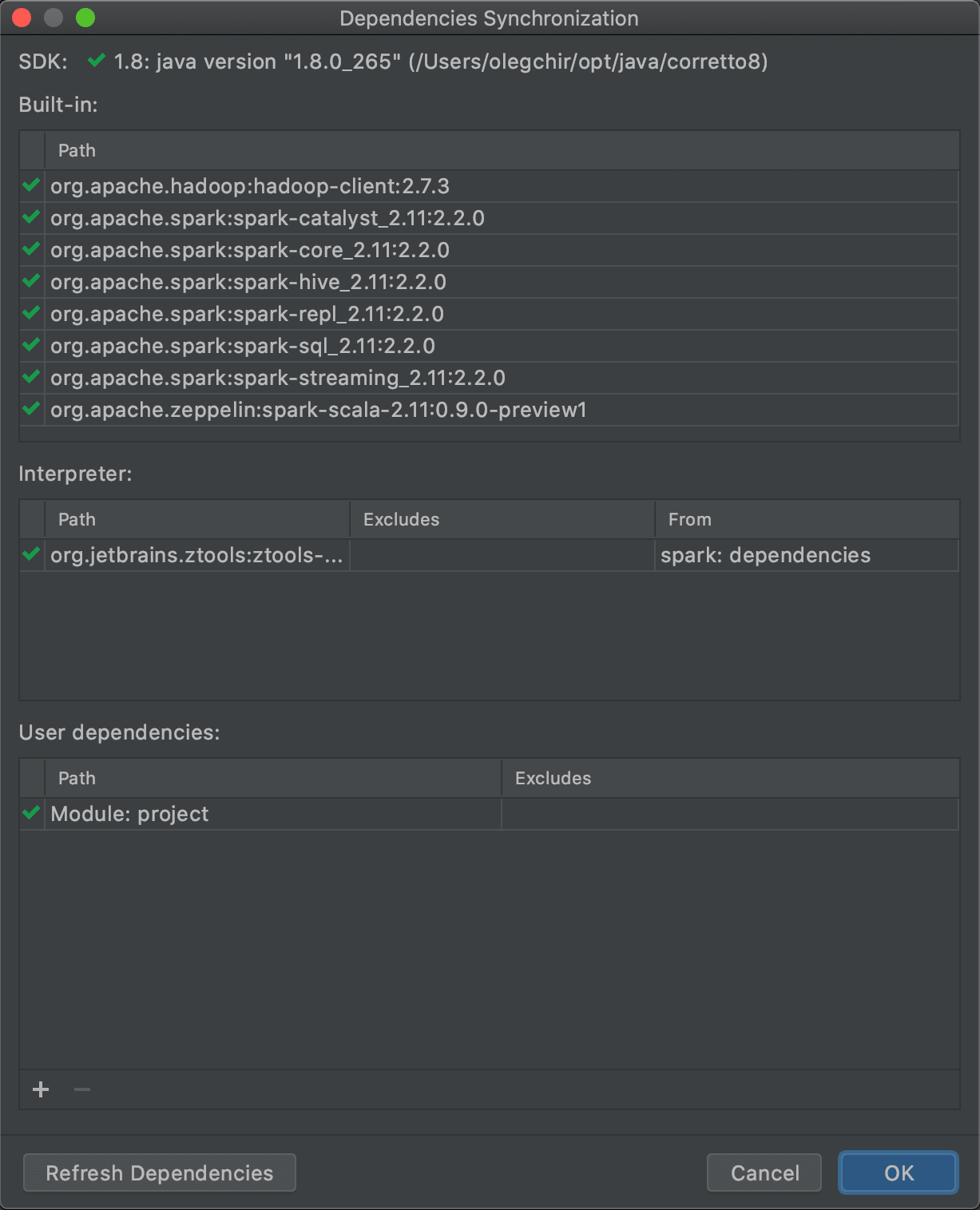 User-defined modules