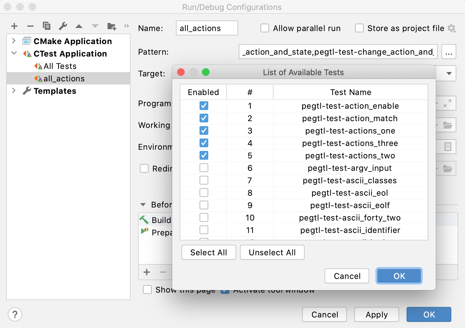 clion unit test