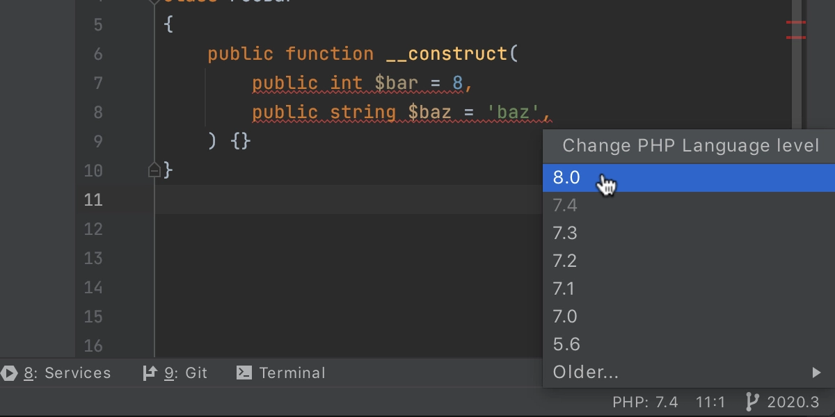 Phpstorm 3 Php 8 Phpstan And Psalm Xdebug 3 Tailwind Css And Collaborative Development The Phpstorm Blog