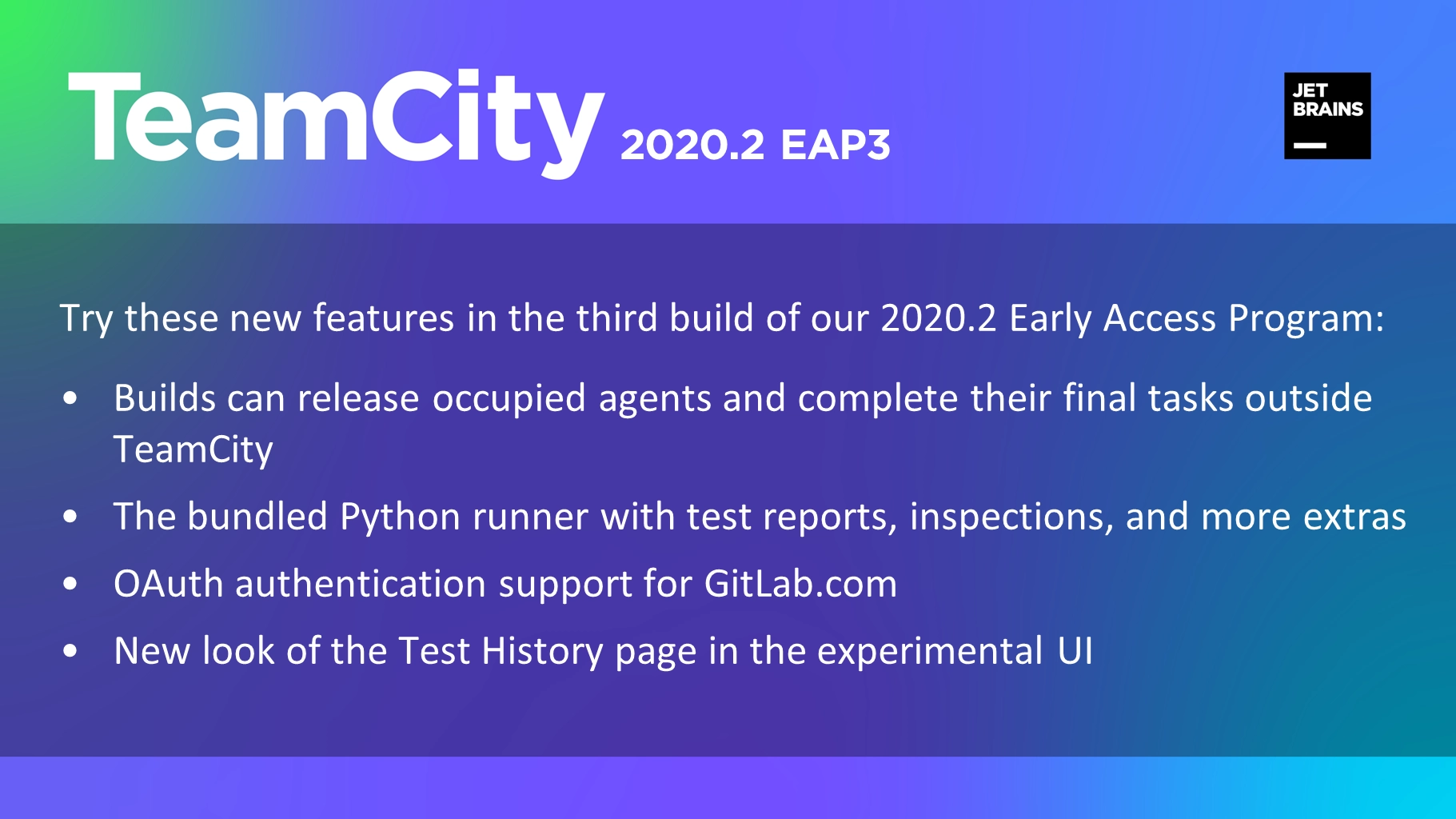 TeamCity 2020.2 EAP3