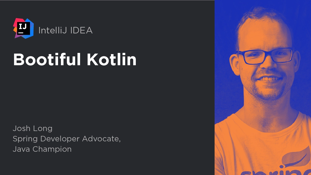 Bootiful Kotlin using IntelliJ IDEA