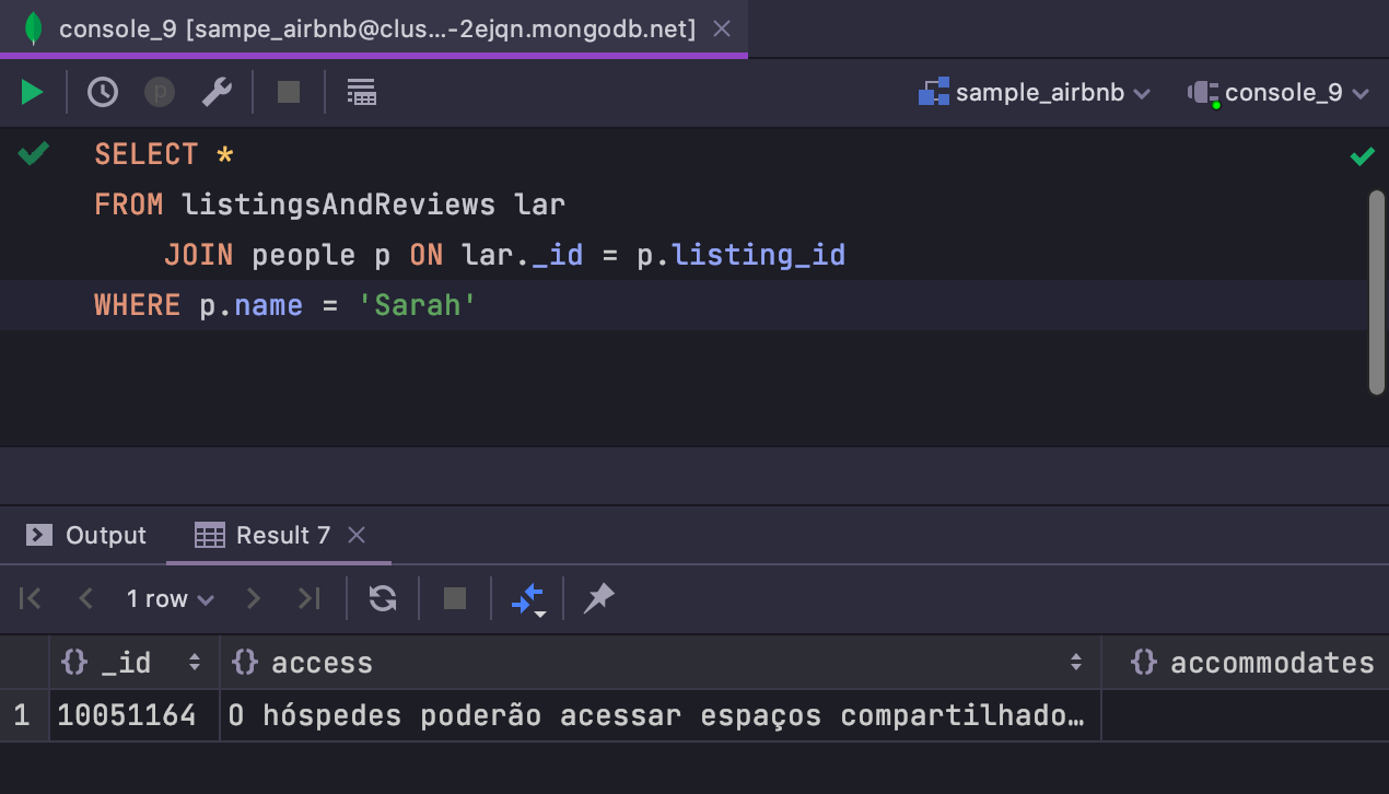 datagrip mongodb create database