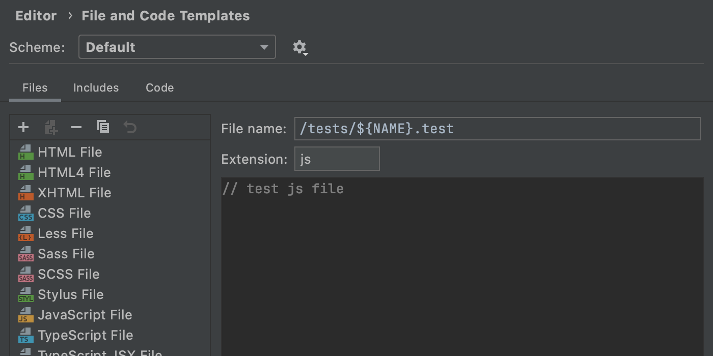 create-js-multi-file-template