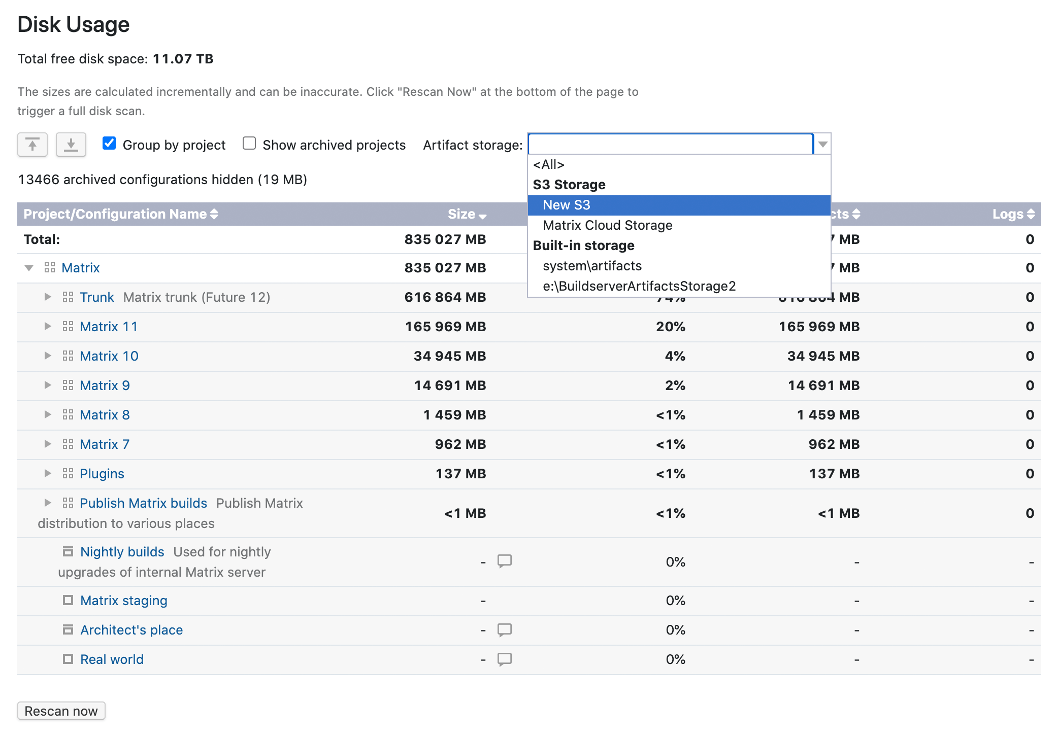 Disk Usage Monitor