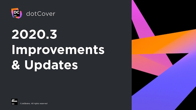 dotCover 2020.3 updates and improvements