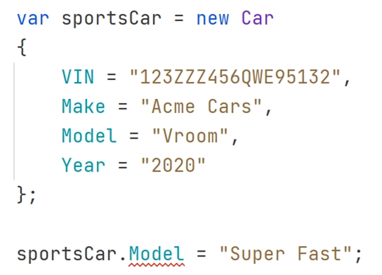 init-only props are immutable