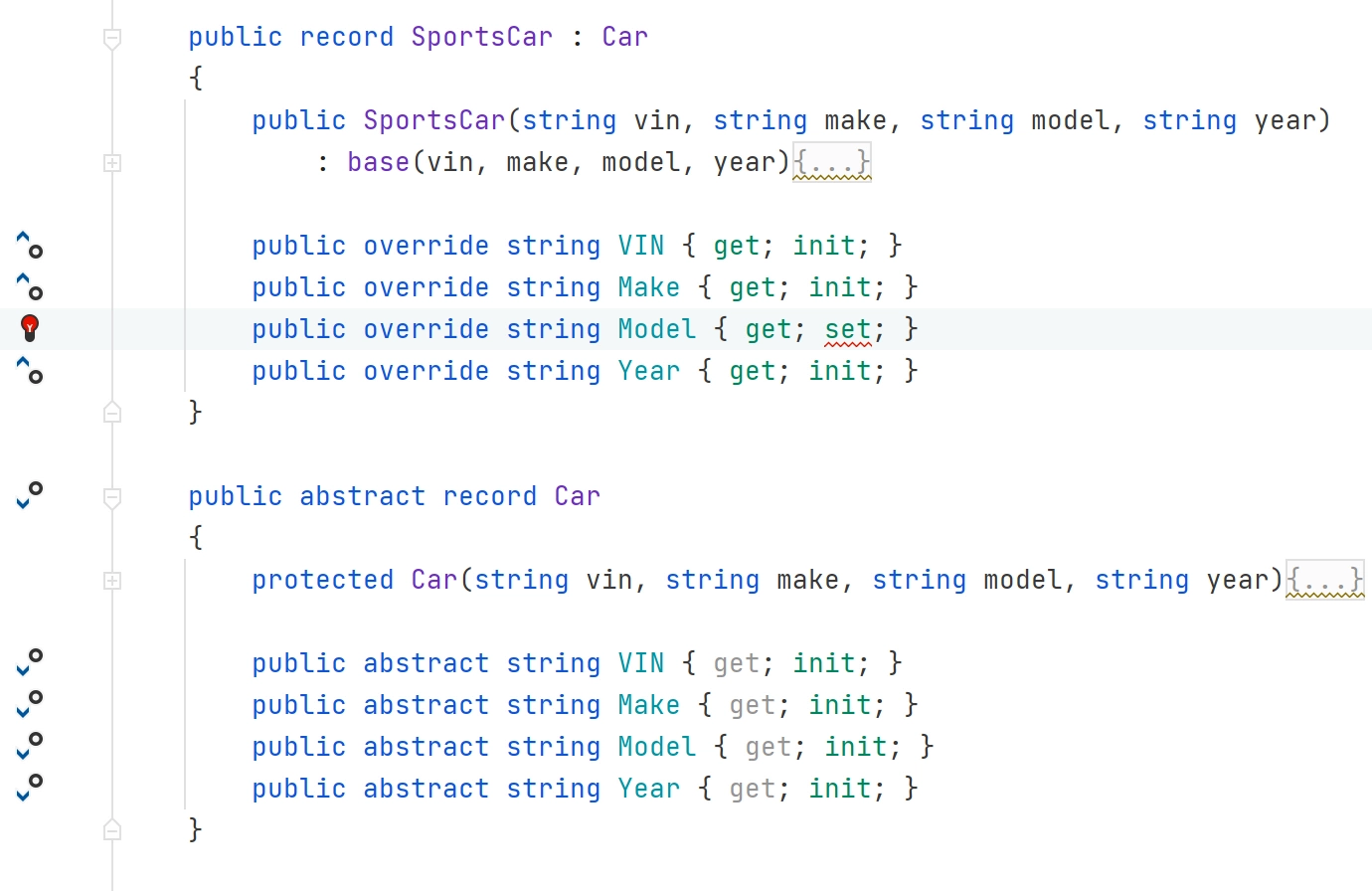 Inherited init-only properties