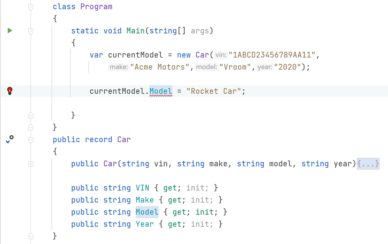 Make init-only property mutable