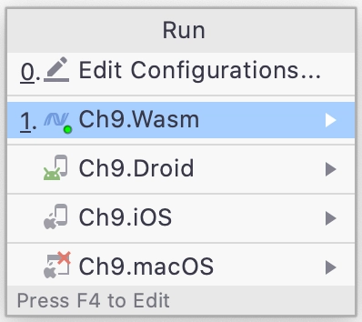 Switch Rider configurations