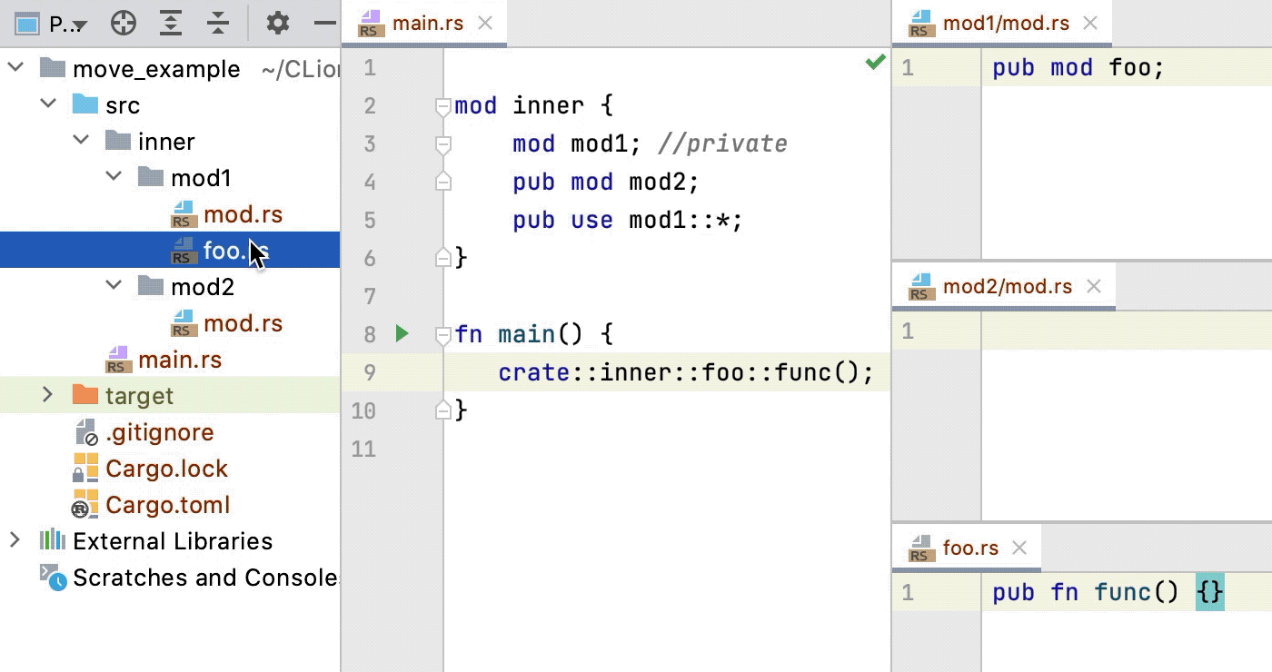 Move refactoring for a file