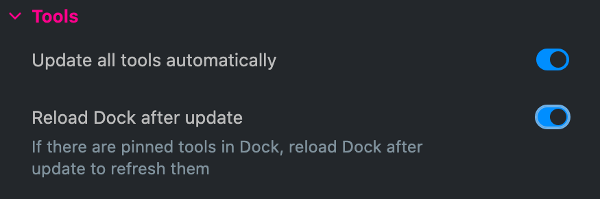 Reload Dock (macOS)