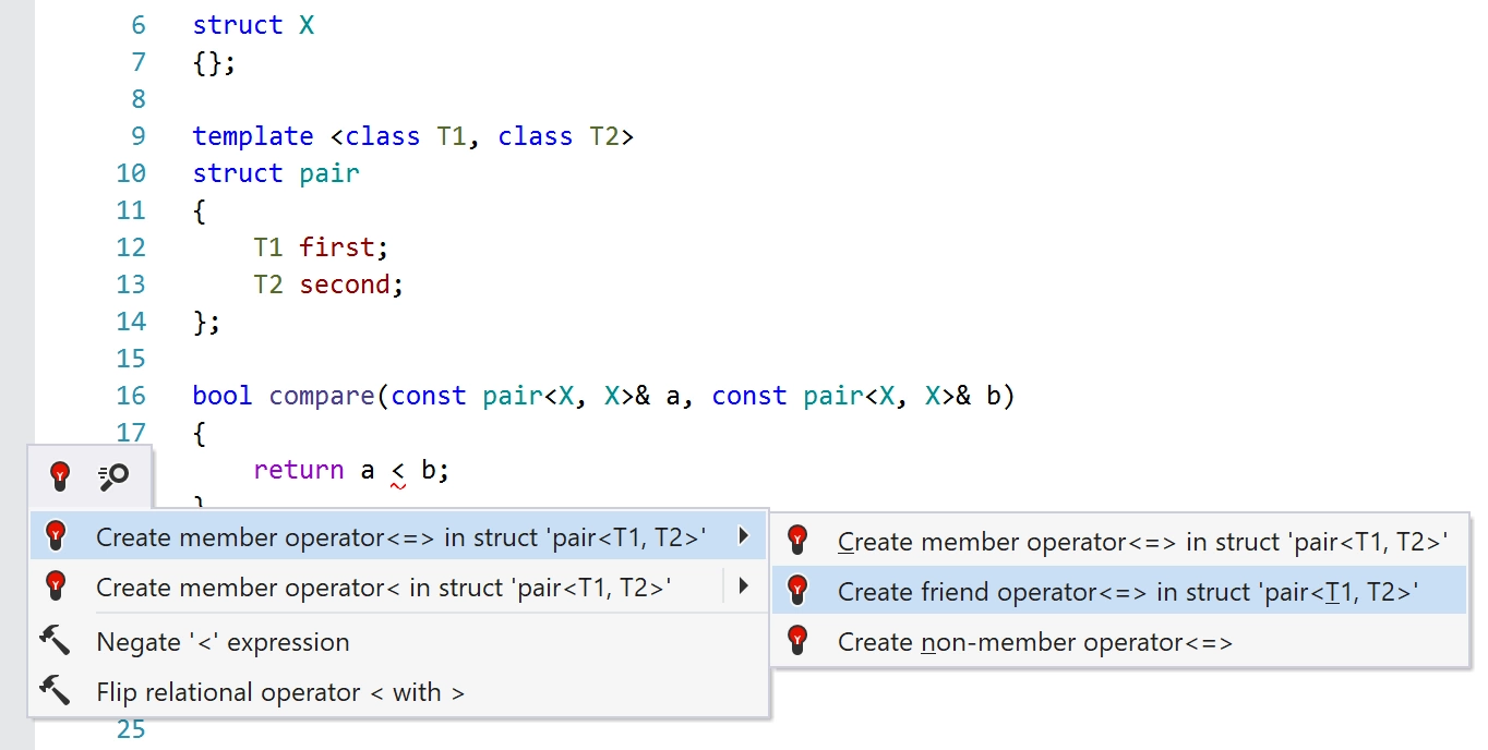 Relational Operator Overloading in C++ - Simple Snippets