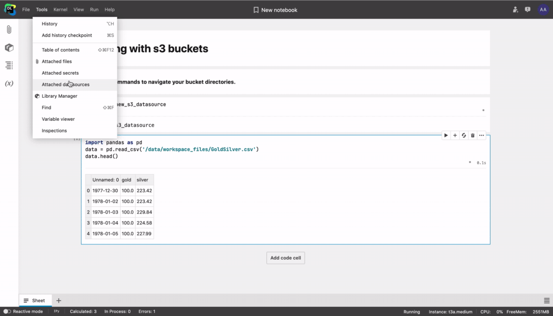 Mount an S3 bucket