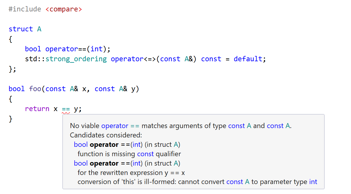 Relational Operator Overloading in C++ - Simple Snippets