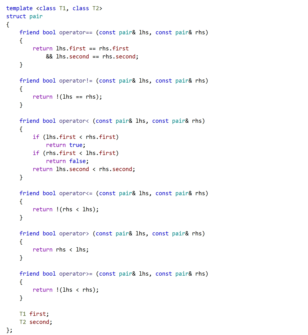 Equal == Operator Overloading in C++