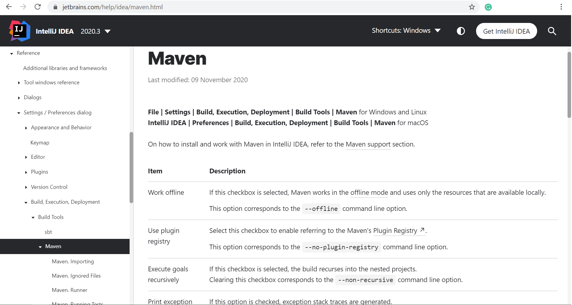 Maven in IntelliJ IDEA