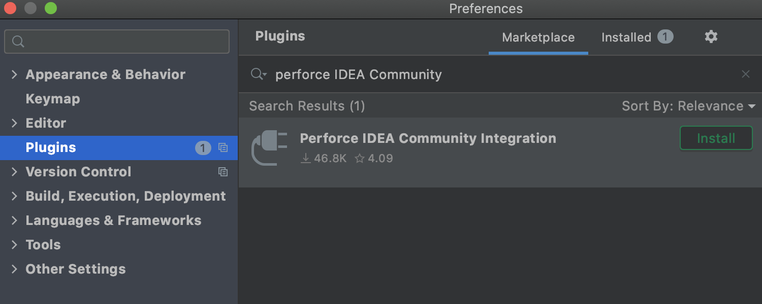 Perforce integration