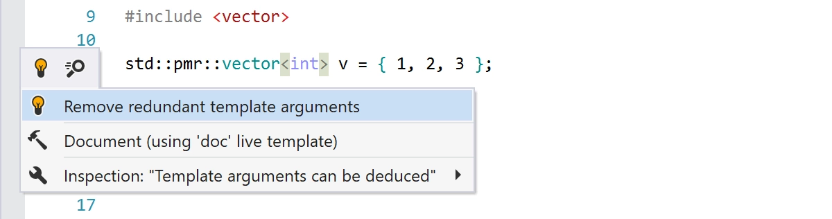 Class template argument deduction