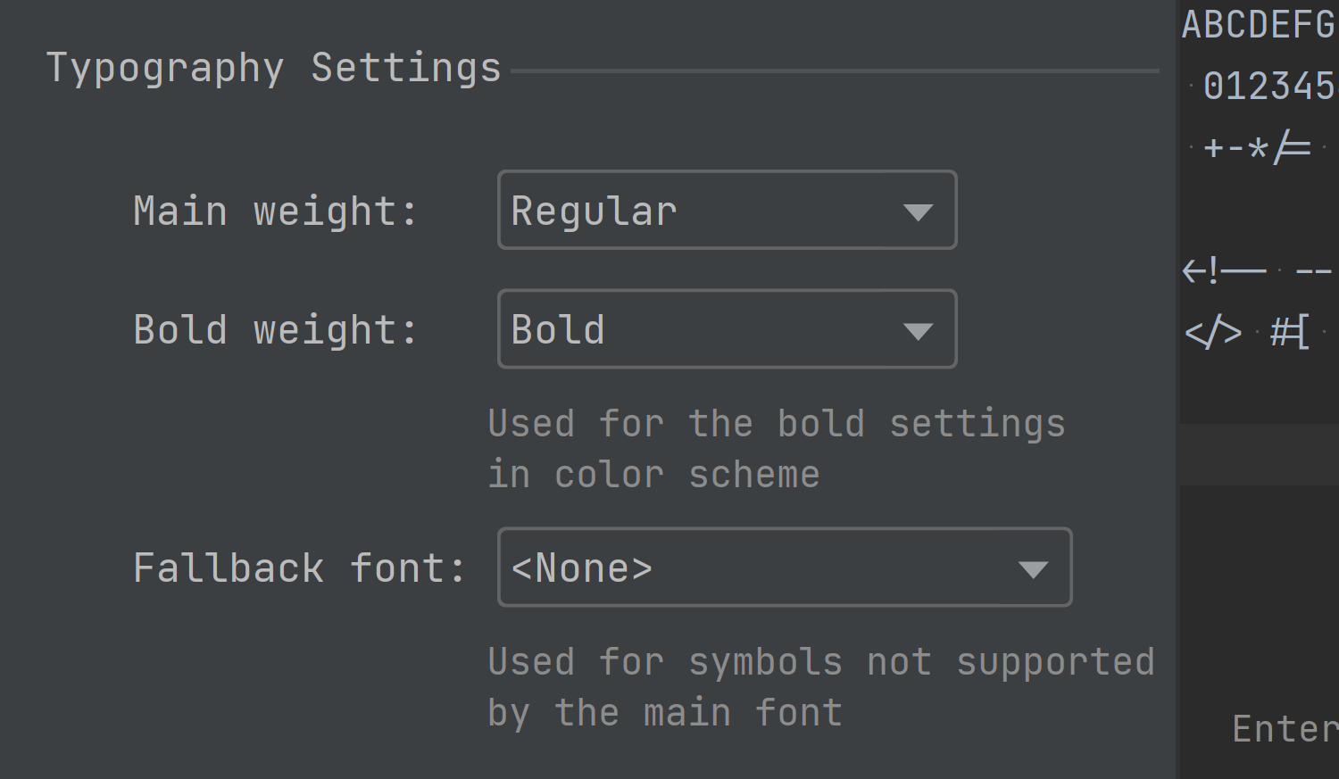 Font Variation Support