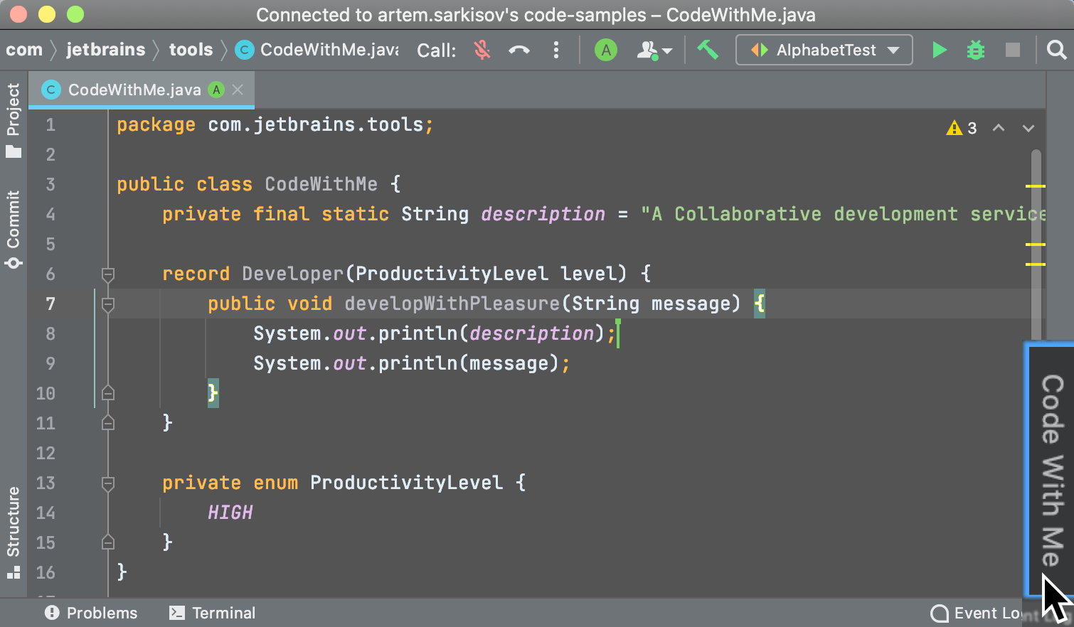 intellij code with me