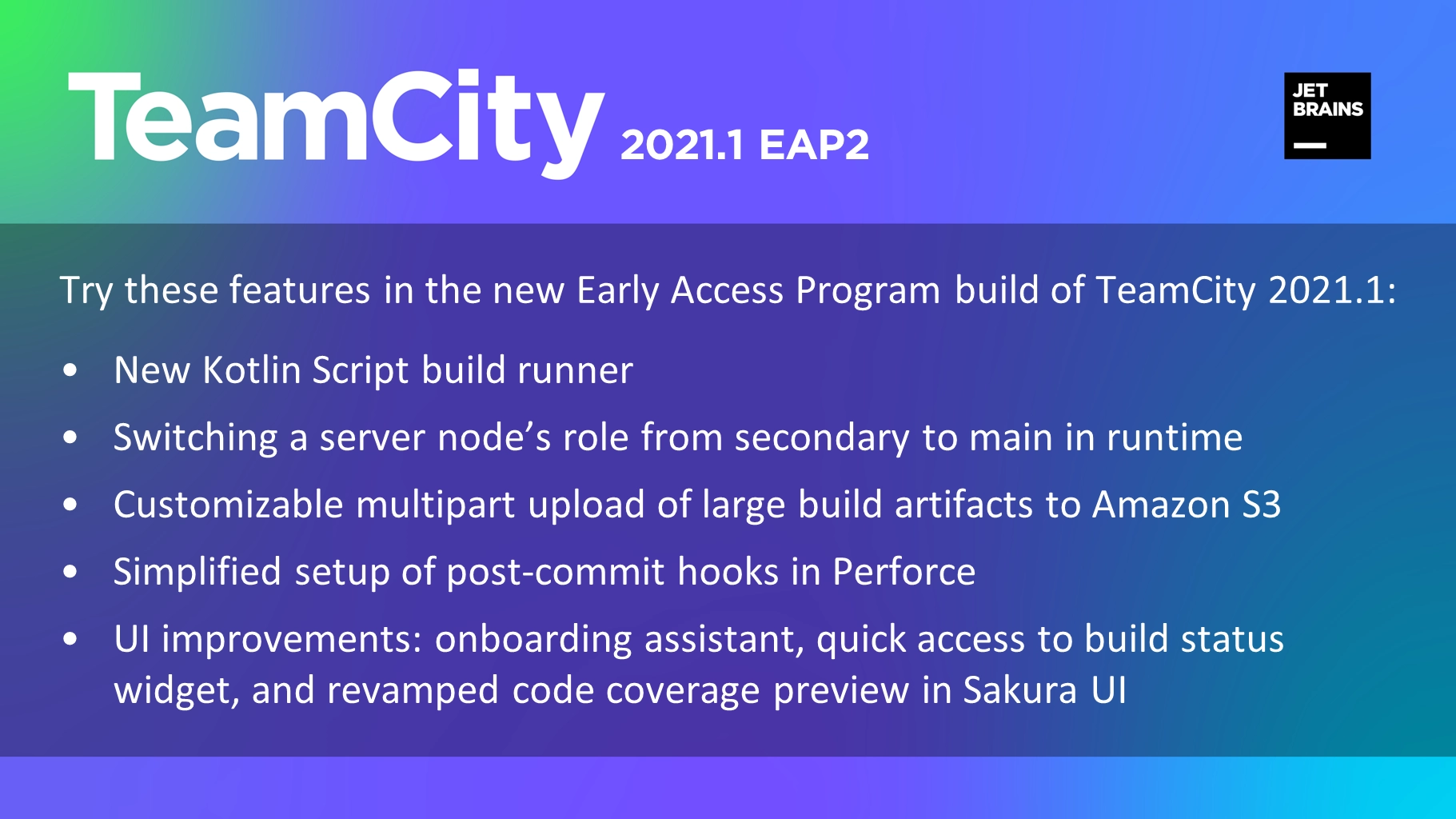 TeamCity 2021.1 EAP2