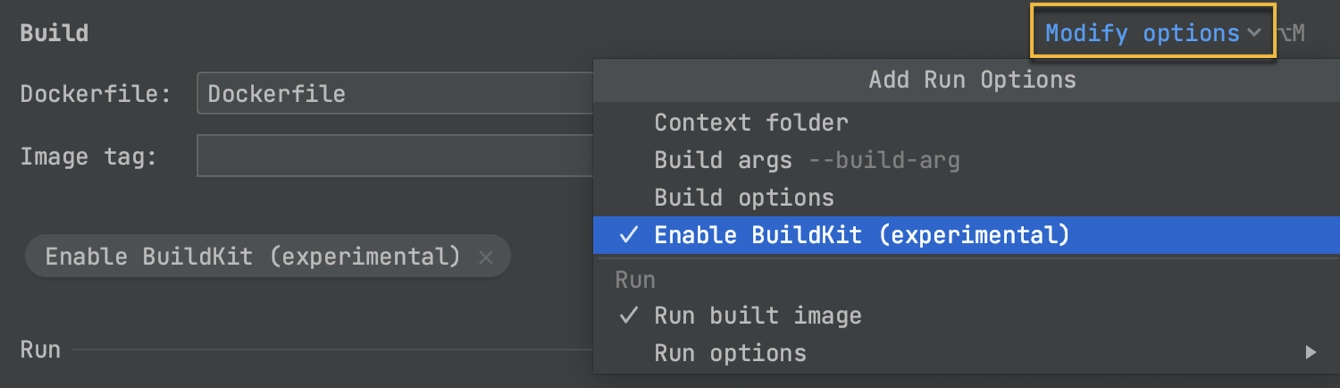 BuildKit support