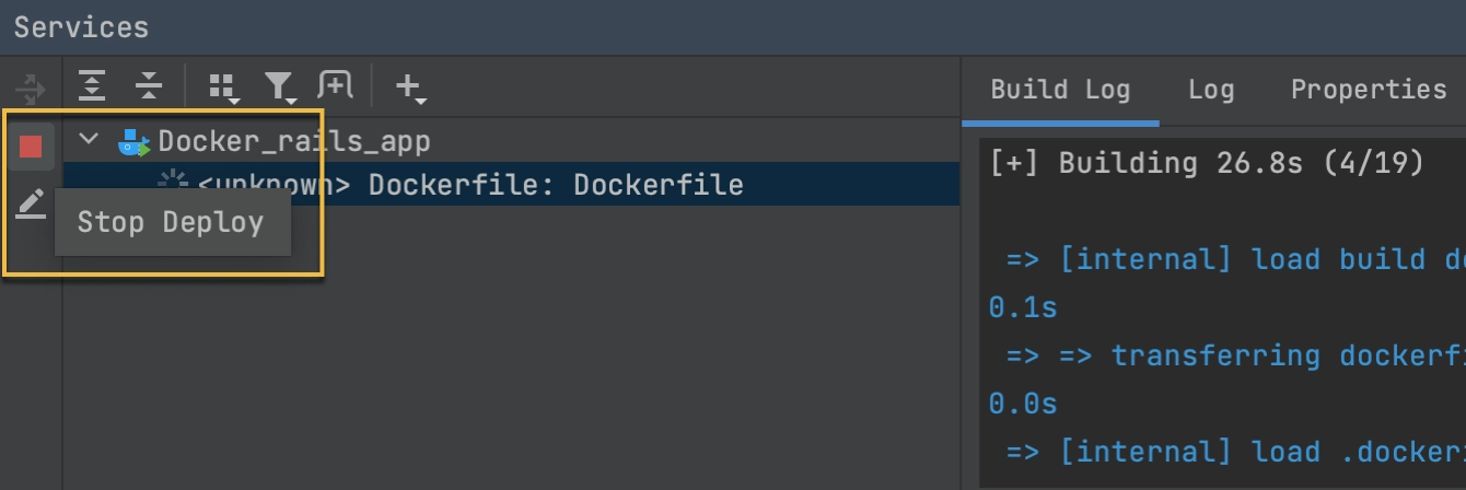 Stop Docker run