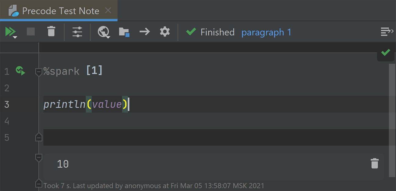 Precode Feature Example