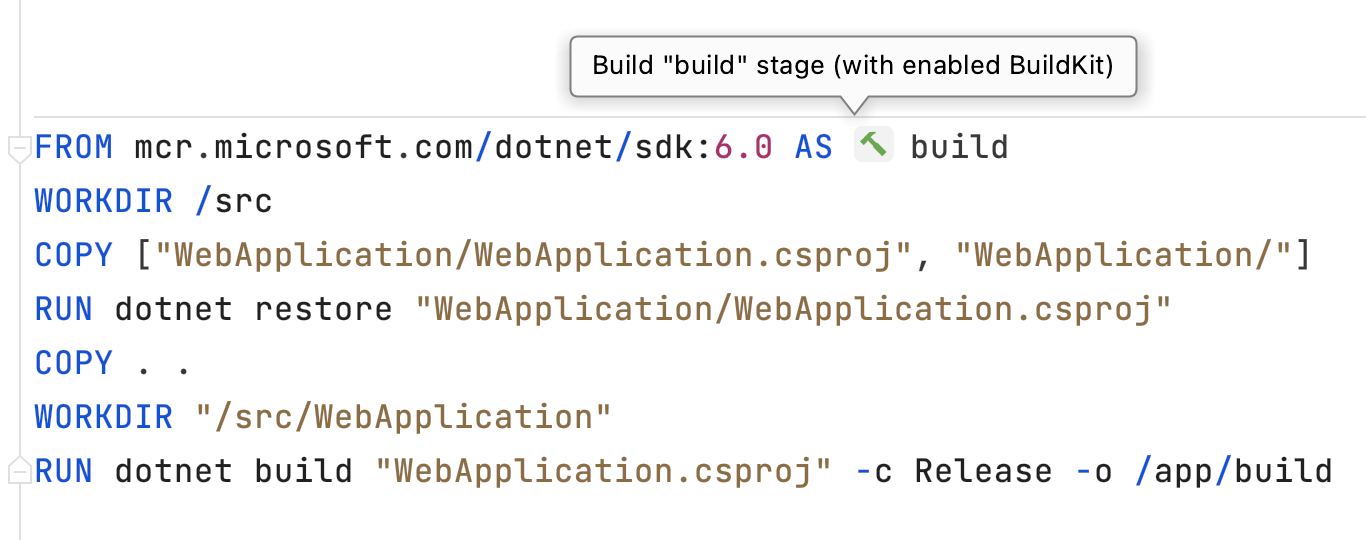 Incremental builds with Docker