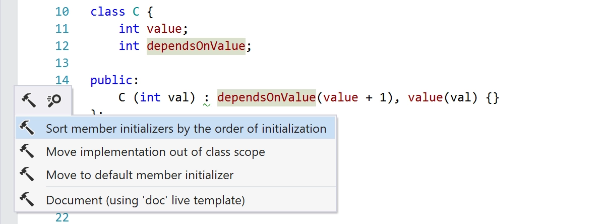 Syntax Style: Sort member initializers by the order of initialization