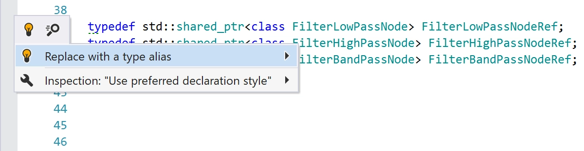 Syntax Style: typedefs or type aliases