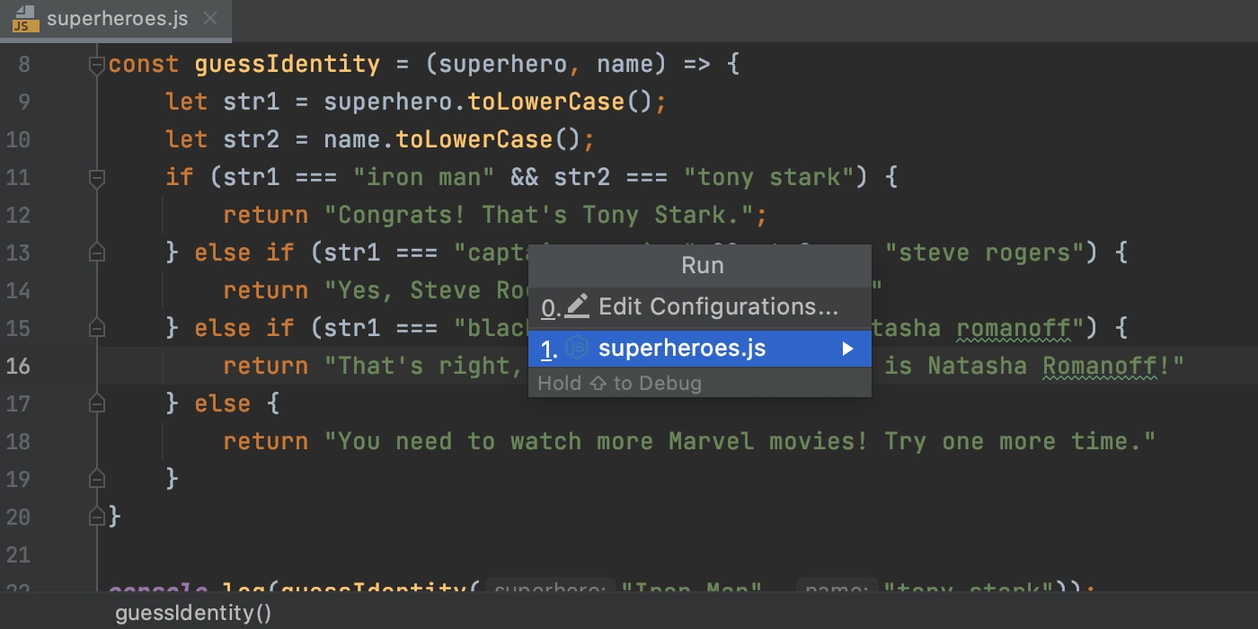 Webstorm typo in word что это