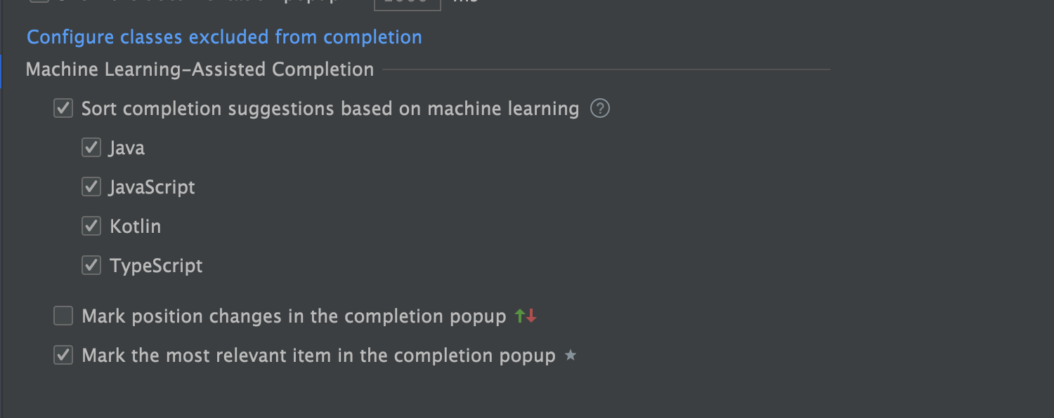 Kotlin - ML Completion