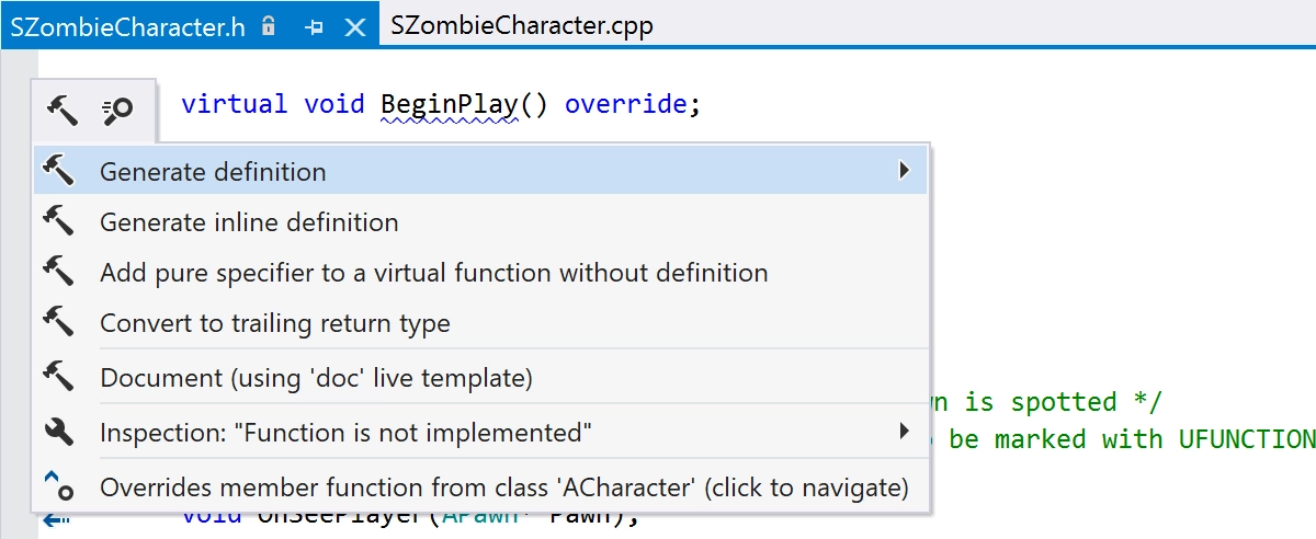 The Unreal Engine Super typedef in the generated body