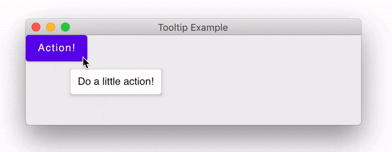 Demonstration of the tooltip API