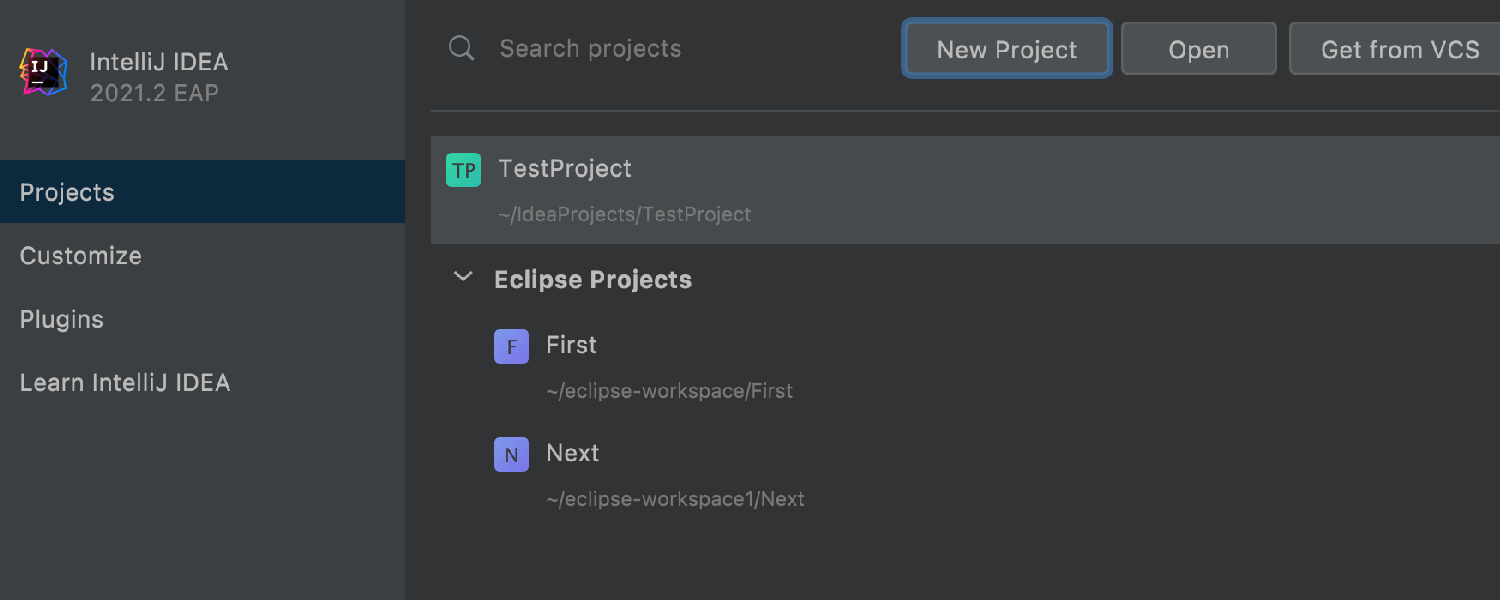 Eclipse Projects