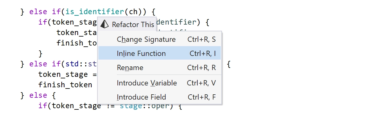 Рефакторинг Inline Function