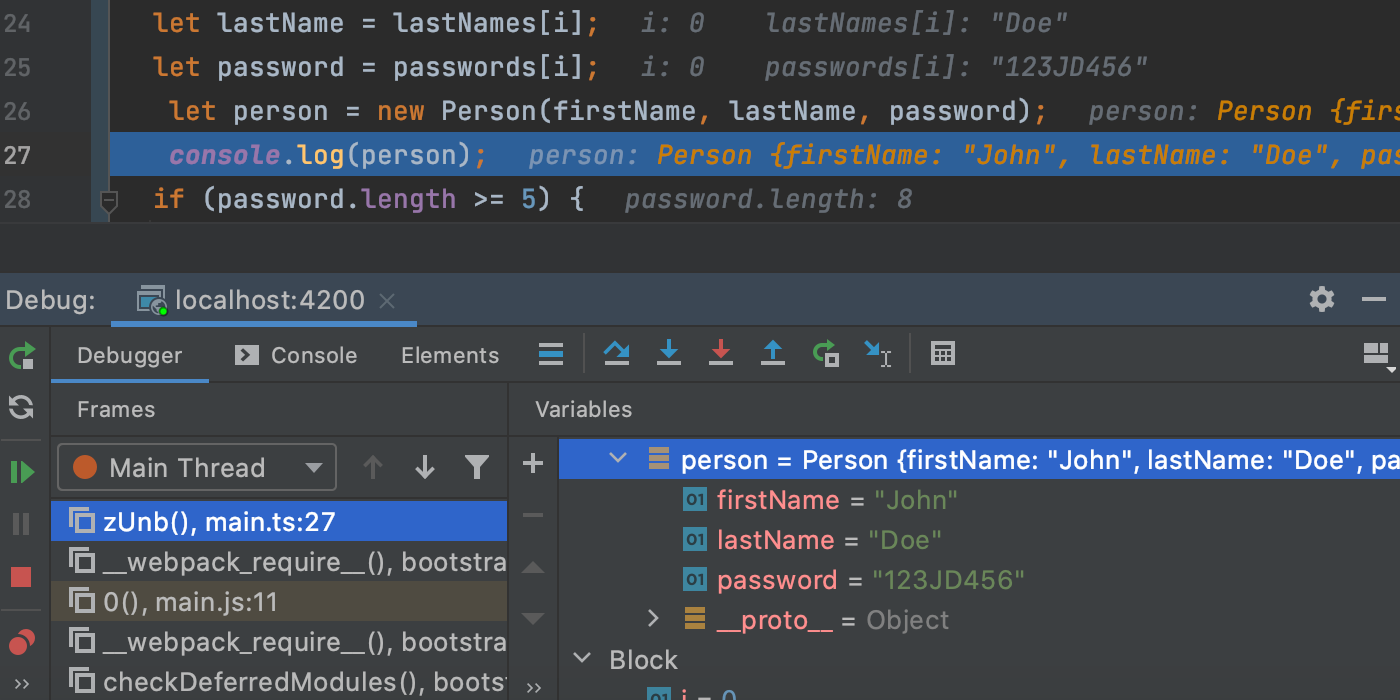 angular webstorm debug