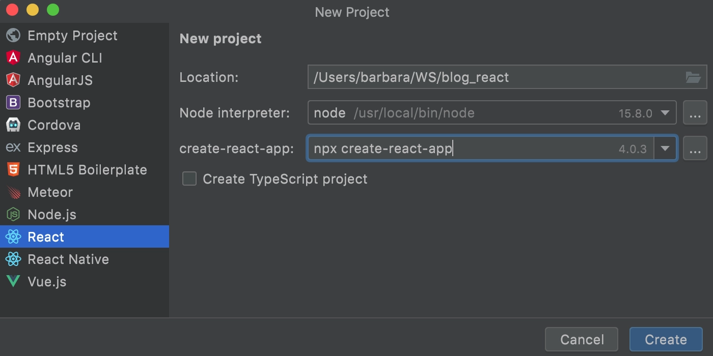 Debugging React Apps Created With Create React App in WebStorm