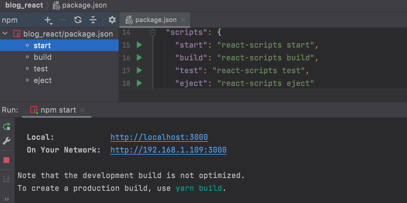 webstorm react native snippets