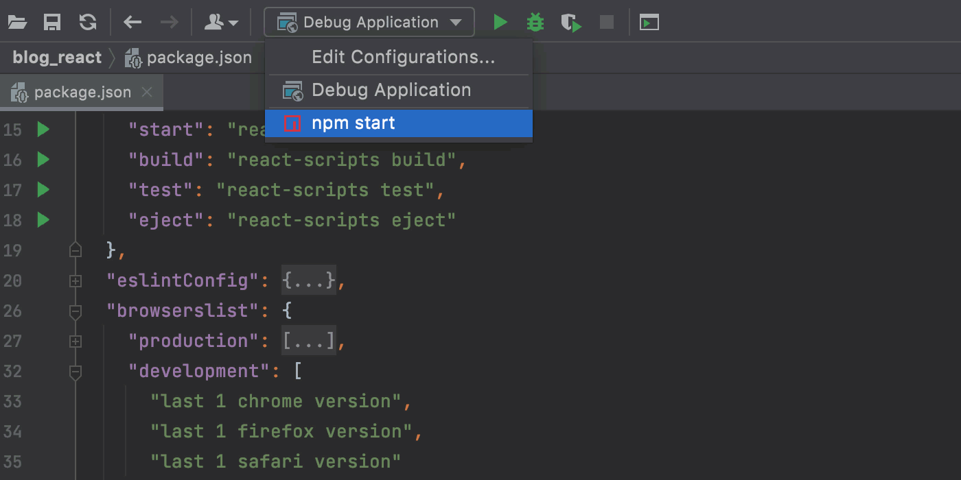 Debugging React Apps Created With Create React App in WebStorm