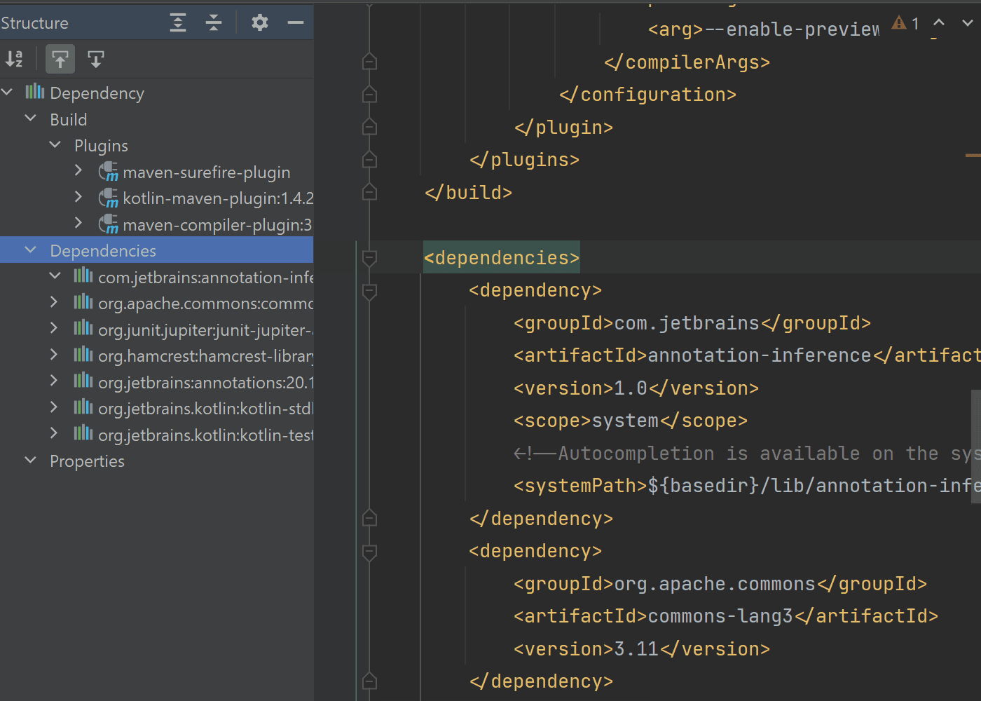 Maven проект на java в intellij idea