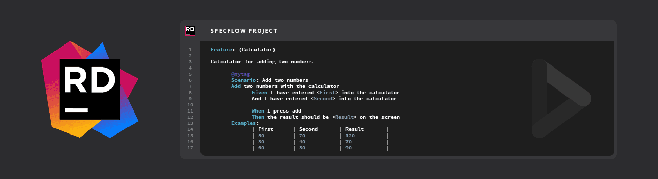 SpecFlow plugin for Rider