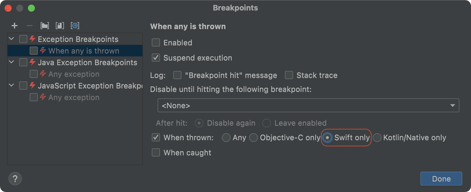 Breakpoints