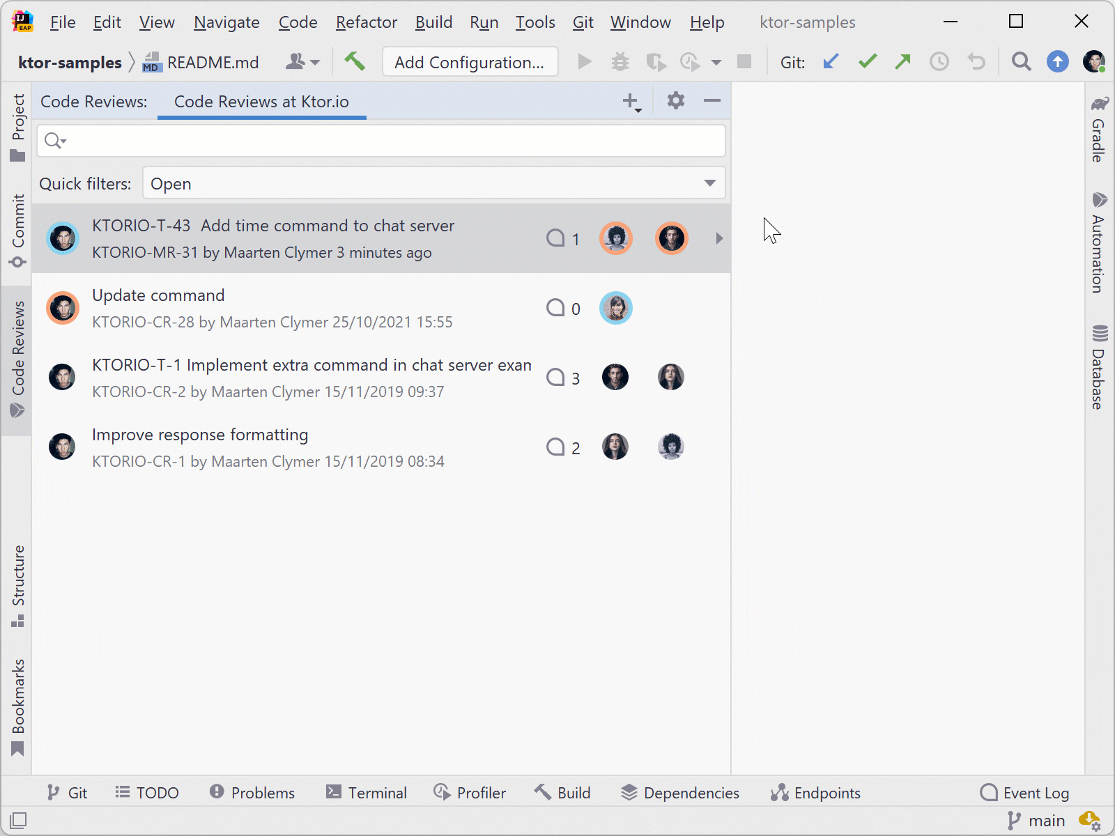 Create Merge Requests Code Reviews And Other Space Updates In 