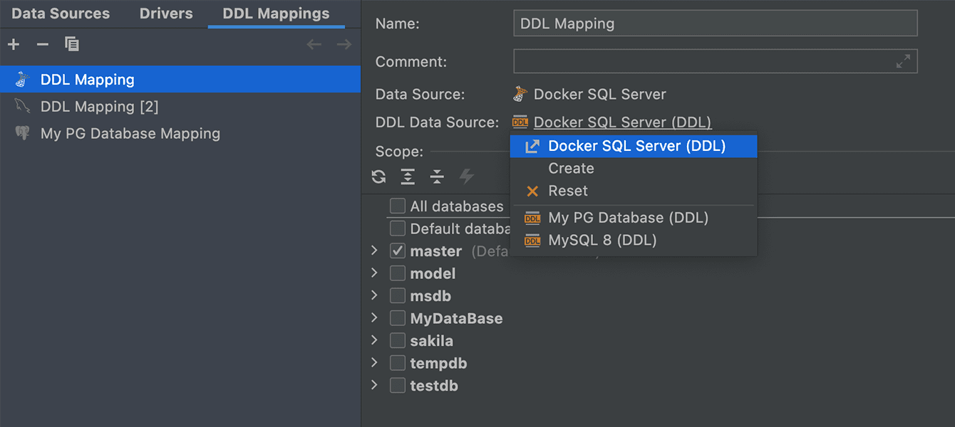 Database in the Version Control System