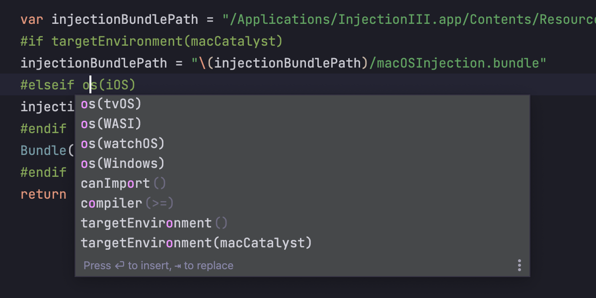 Compiler conditions