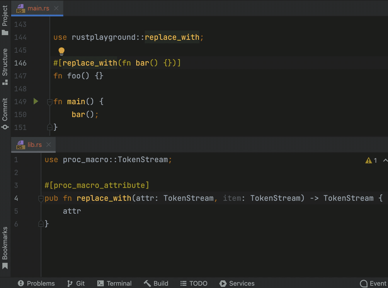 Attribute procedural macros